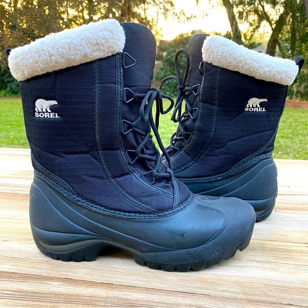 SOREL Cumberland Boot Black Size 7